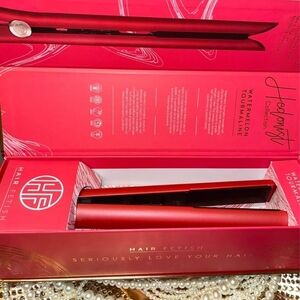 Watermelon Tourmaline Hair Straightener - Red
